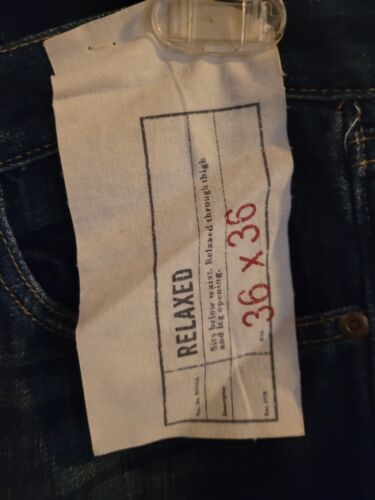 Banana Republic Loose Jeans Men's Size 36" x 36" Medium Wash Relaxed NWT - Picture 3 of 10
