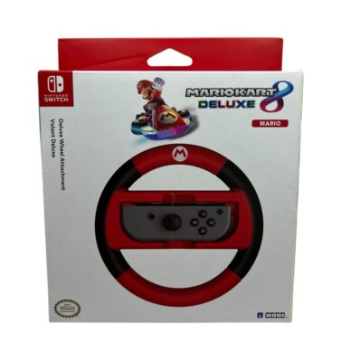 Nintendo Switch HORI Mario Kart 8 Deluxe Joy-Con Lenkrad Mario Halterung Wheel