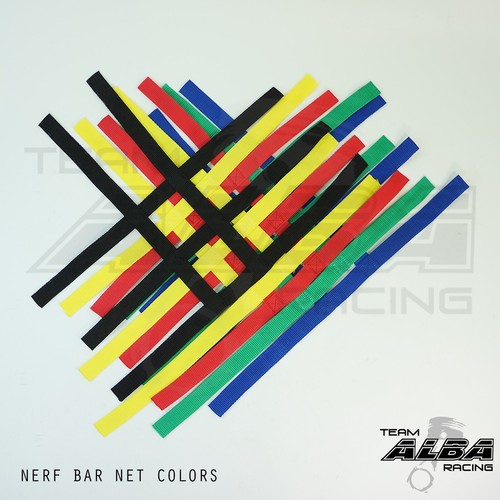 LTZ 250 Barras Nerf Alba Racing Barra de Plata Redes Negras 205 T1 SB - Imagen 2 de 3