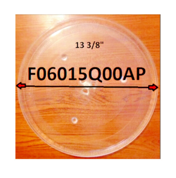 OEM F06015Q00AP Panasonic 13 3/8" Gently Used Microwave Turntable Tray/Plate