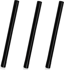 Plastic Pipe Extension Tube Wands for ALL Kirby Vacuum Cleaner-BLACK- 3 Pack 