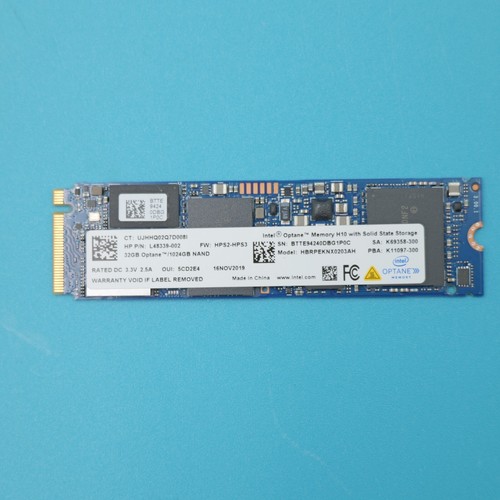 Intel Optane™HBRPEKNX0203AH 1TB SSD M.2 2280 NVMe Memory H10 with 1TB +32GB NAND