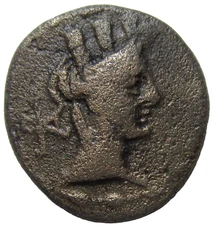 CILICIA, HIEROPOLIS-KASTABALA. AE 22. CIRCA 2nd - 1st CENTURY BC. CITY GODDESS.