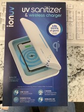 Tzumi 7609 ION UV Phone and Accessory Sanitizer Wireless Charging