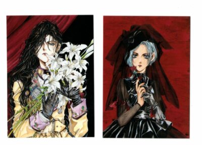 2 pcs card Angel Sanctuary Yuki Kaori Alexiel Kurai | eBay