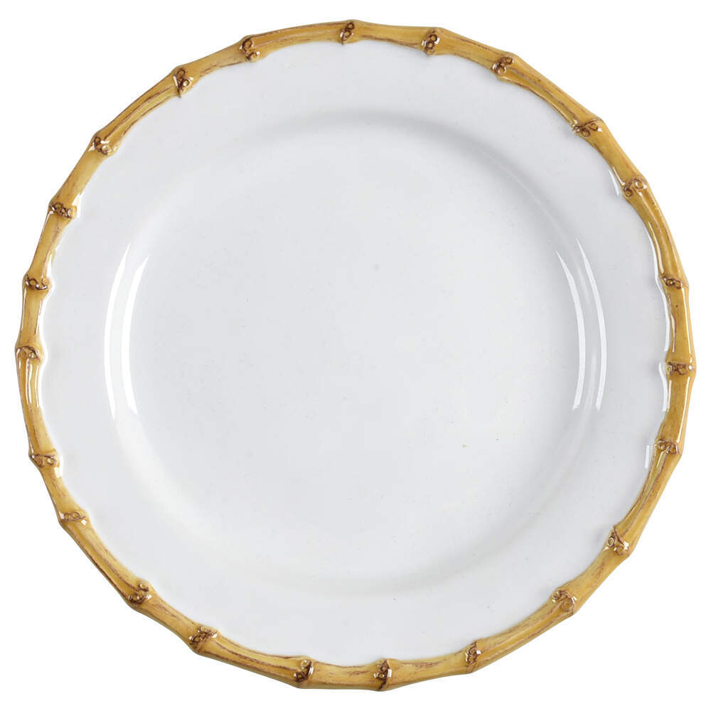 Juliska Ceramics Classic Bamboo Salad Dessert Plate 8659229