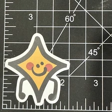 Diamond Yellow Twinkle Smile Cartoon Matte - Vinyl Decal Sticker Bomb Kawaii