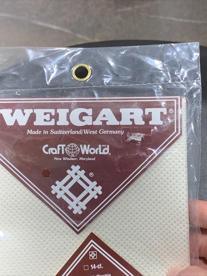 Zweigart 14ct 14" X 18" Cross Stitch Damask Aida New In Sealed Pack Switzerland - Image 3 of 4