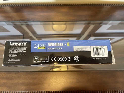 Tested & Reset Cisco Linksys WAP54G 54 Mbps Wireless-G Access Point - Picture 5 of 9
