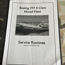 British Airways Boeing 777 4 Class Service Routines Oct 2011 