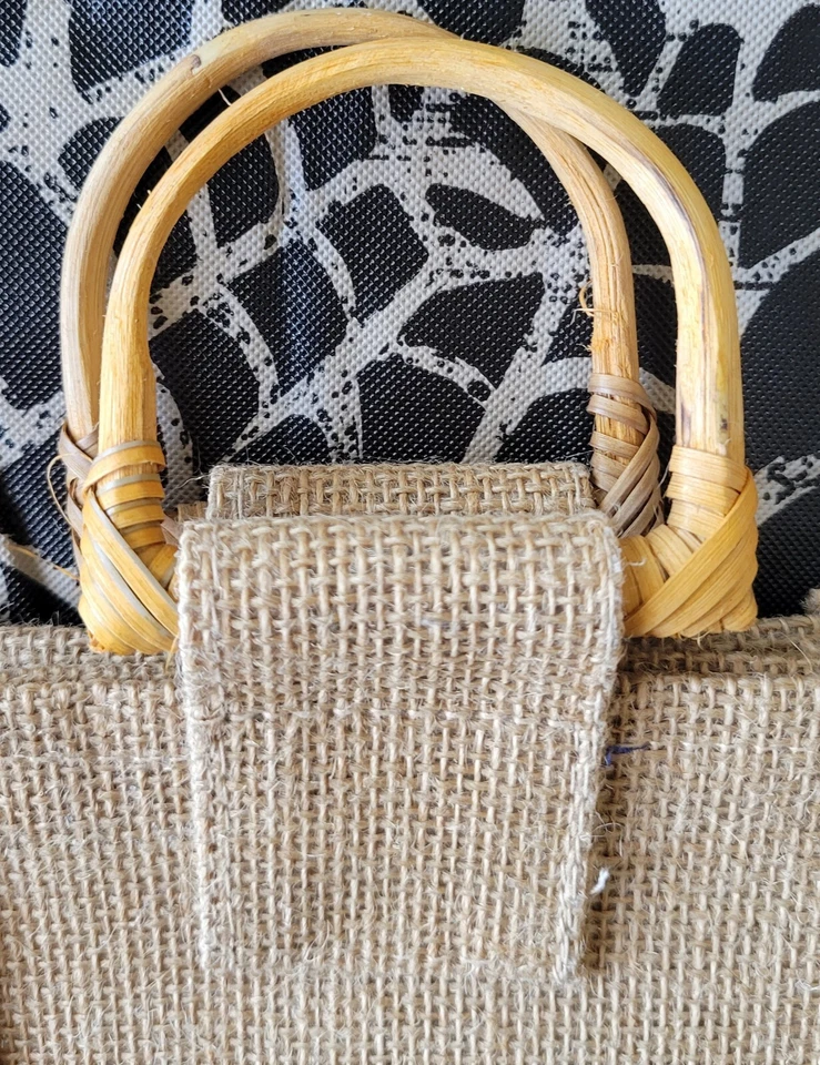 Bolsa de regalo de tela reutilizable para botella de vino - Aparte del agua este es un trabajo para vino Foto 2 de 4