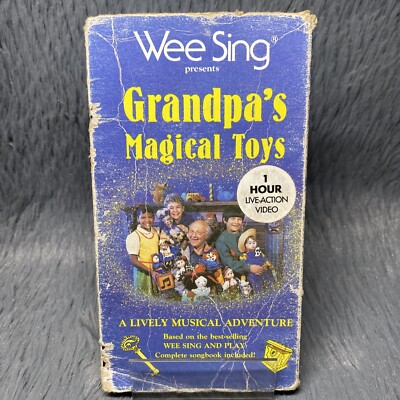 Wee Sing Grandpa's Magical Toys VHS 1988 Price Stern Sloan Wee Sing Grandpa's Magical Toys VHS 1988 Price Stern Sloan