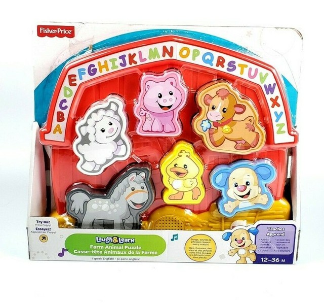 fisher price laugh and learn puzzle