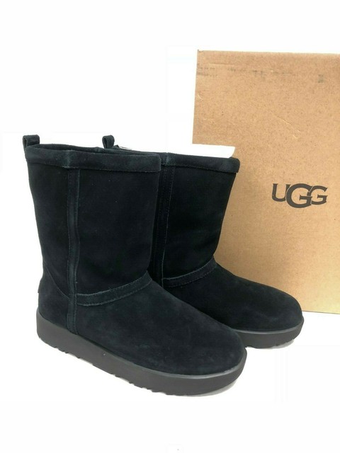 womens black ugg boots size 10
