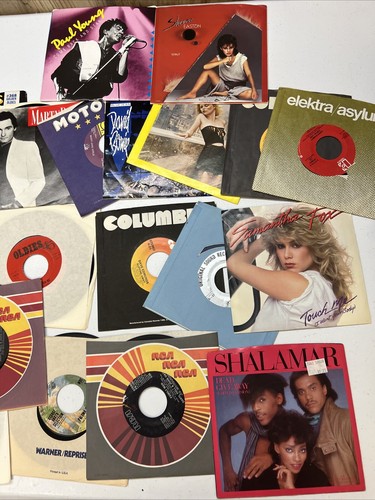 Mixed Lot 200+ 7” Inch Vinyl Records Mixed Genres and Artists Classic Rock - Picture 9 of 16