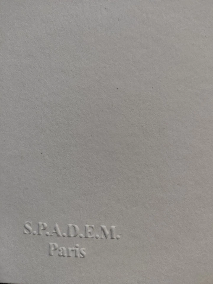 Анри Матисс подписанный - синий обнаженный - сертификат SPADEM Париж - Изображение 3 из 3