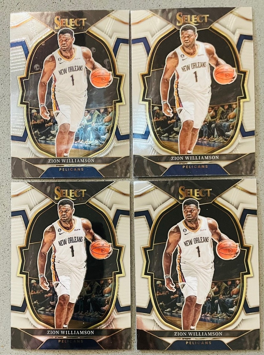 Zion Williamson 4 Lot 2022-23 Panini Select Basketball #24 Base 