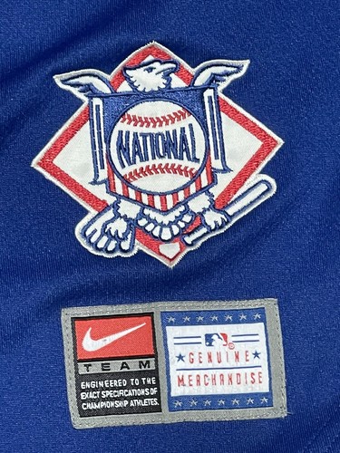 Nike Chicago Cubs Delgado #77 Jersey Vintage Blue XL National - Picture 3 of 4