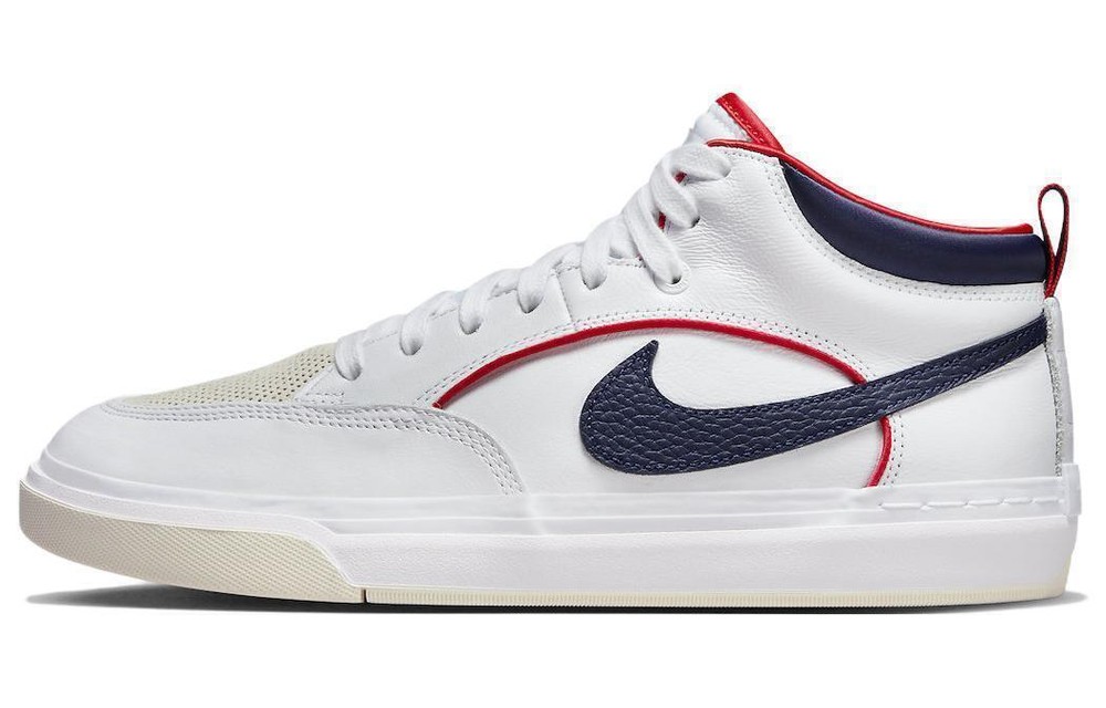Nike SB React Leo Low White Midnight Navy - FD0268-100