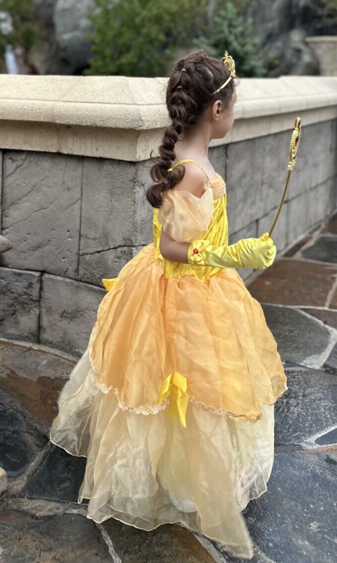 Princess Belle Dress Princess Costume For Girls Kids Belle Dress