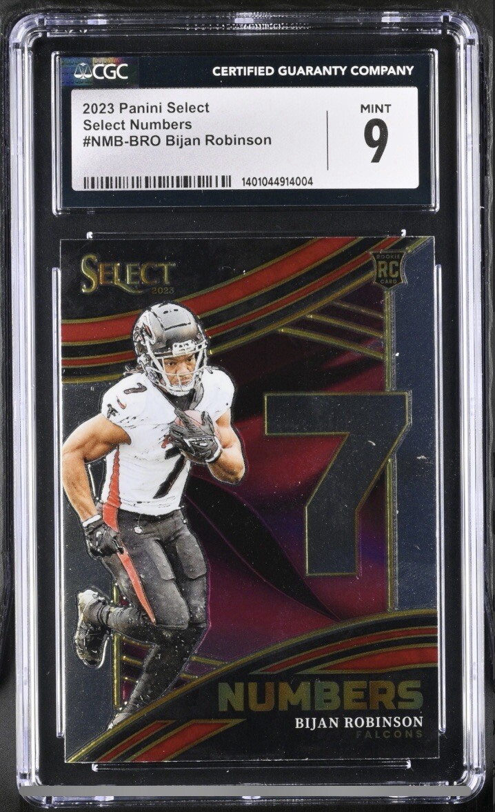 Robbyです 2023 Panini Select - Select Numbers Bijan Robinson #NMB-BRO (RC