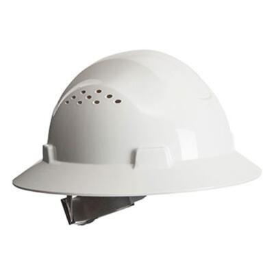 PW52WHR Portwest Full Brim Premier Hard Hat Vented White NEW INVENTORY