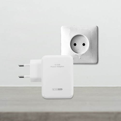 4 -Port USB -Ladegerät Multi-USB-Ladegerät Mit Mehreren Anschlüssen - 第 6/12 張圖片