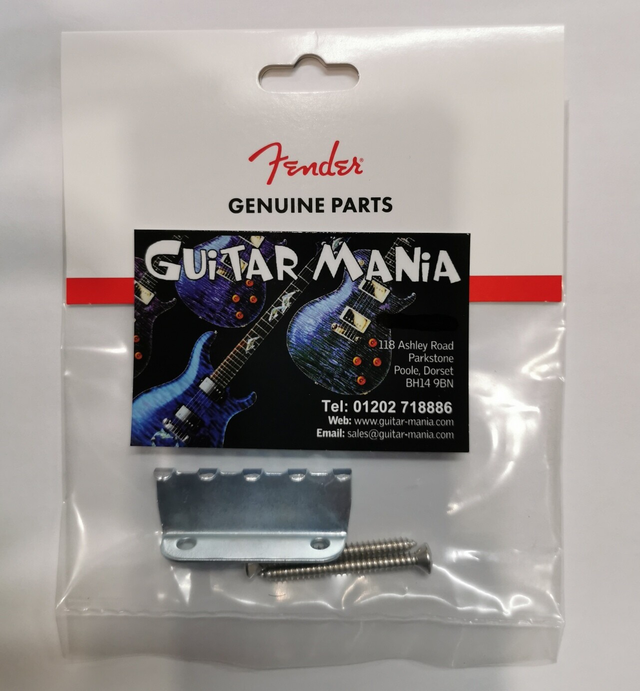 Fender Tremolo Spring Claw and screws for Strat USA Made 001-0272-149