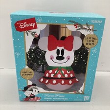 Gemmy Inflatable Minnie Mouse Disney 3.5ft Christmas Airblown Light Up -New