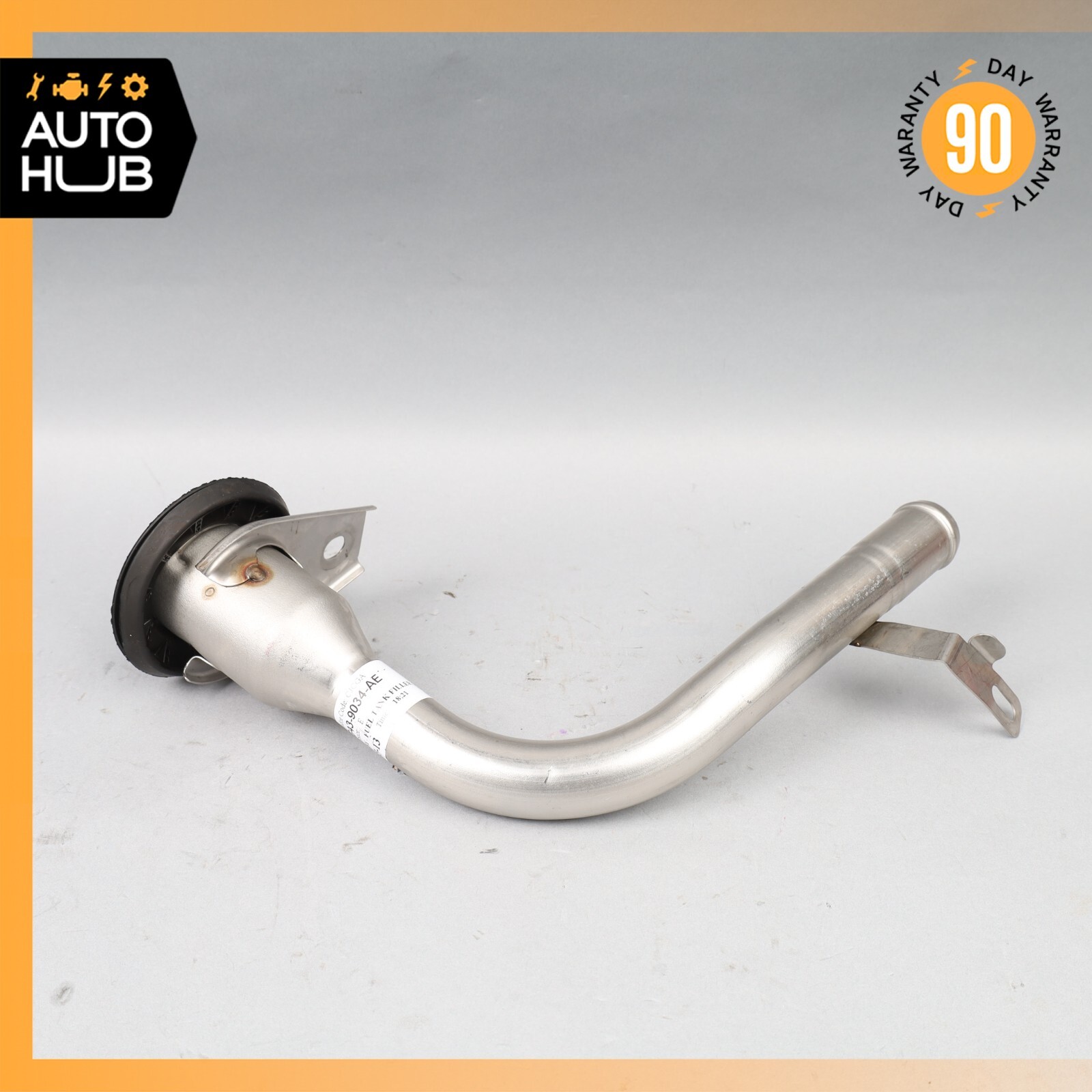 05-14 Aston Martin DB9 DBS Coupe Fuel Tank Filler Neck 4G439034AE OEM 35k