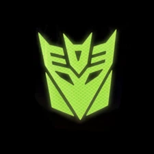 Green Transformers Decepticons Decal Car Fender Body Trunk Reflective Sticker