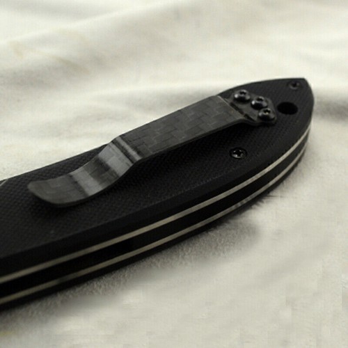 Carbonfaser Tasche Zurück Clip für Spyderco Paramilitary 2 Para 3 Manix 2 XL - Bild 7 von 7