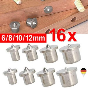 16 Stk Holzdübel Zentrierspitzen Dübelspitzen Markierspitzen 6/8/10