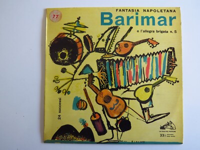 Barimar E L'Allegra Brigata - Nr. 5 - Fantasia Napoletana 24 Successi LP 10''