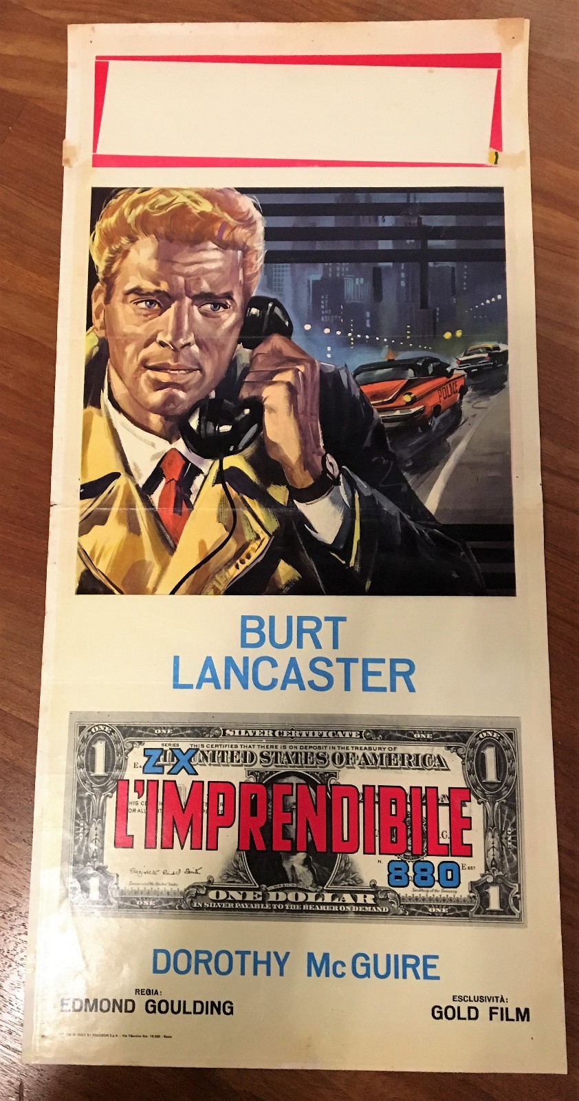 Locandina originale film L'imprendibile signor 880 (1950) - Regia di Edmund Goulding