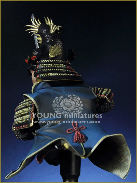 Young Miniatures 1/10 Daimyo Warlord 1650 YH1844 Unpainted resin Bust 0 - Image 3 of 4