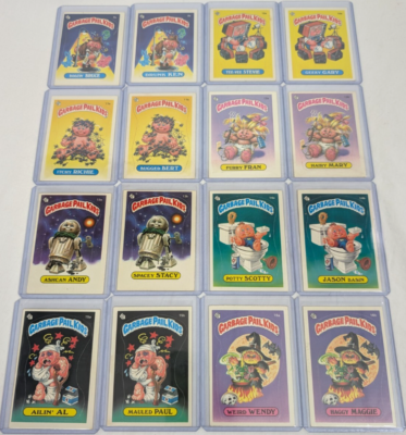 1985 OS1 Topps Garbage Pail Kids Original 1ST SERIES 1 Matte Set