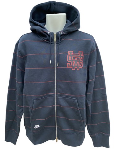 NEW Vintage Nike Sportswear Nsw Athletics West Uomo Felpa Con Cappuccio  Giacca Blu Scuro M | eBay