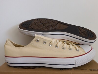 CONVERSE CHUCK TAYLOR ALL STAR OX LOW NATURAL BLEACHED WHITE SZ 16 [M9165]