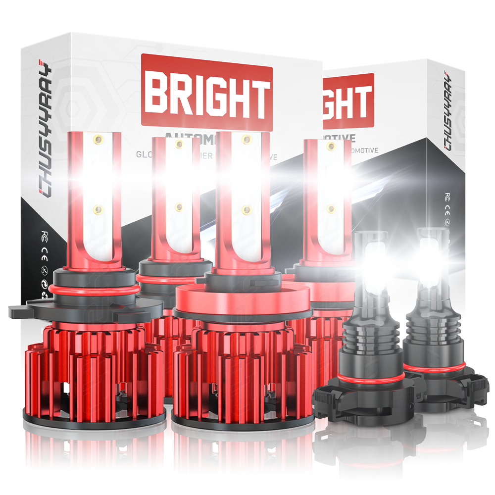 2013 charger fog light bulb size For Dodge Charger 2011 2012 2013 2014 - 6X Led Headlight Hi/Lo + Fog Light  Bulbs main image 0