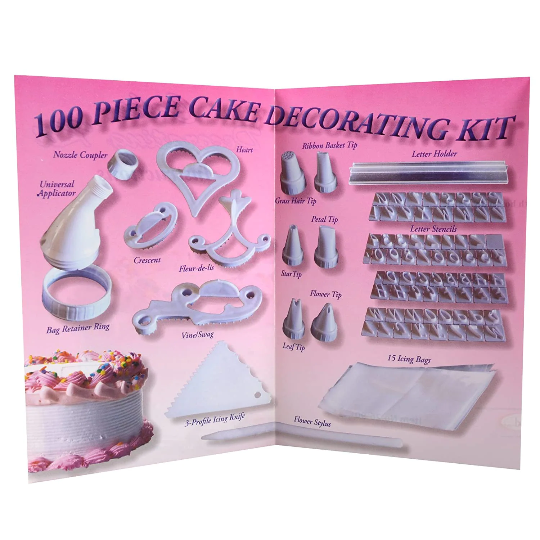 Cake And Cookie Decoration Set 100 Pieces