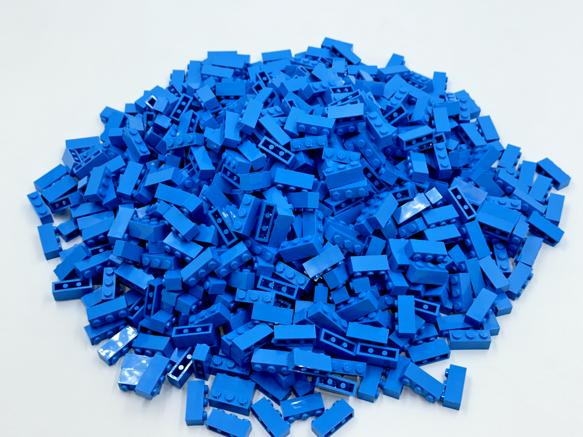 LEGO Pack of 100x New Dark Azure Brick 1 x 3 BULK BRICKS | eBay