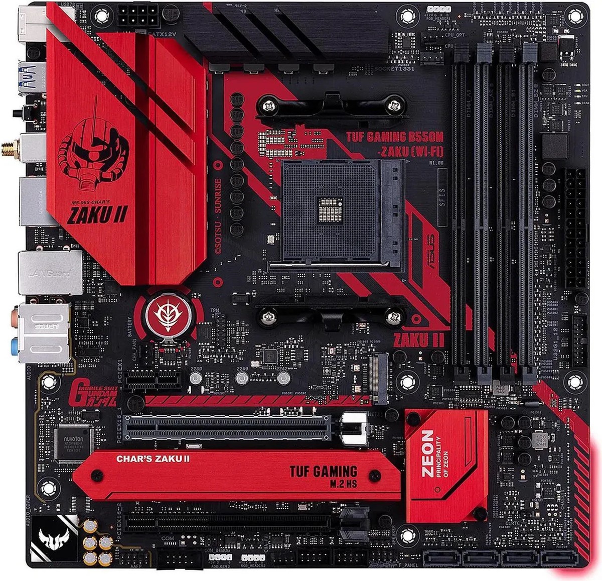 ASUS B550M-ZAKU (Wi-Fi) マザーボード ザク AM4 ASUS TUF GAMING B550M-ZAKU (WI-FI) AM4 AMD B550 Micro ATX AMD