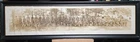 ANTIQUE PHOTO "YARD LONG" PANORAMIC 1910-1918 WW1 COMPANY B 10TH REG. IN. G CAMP
