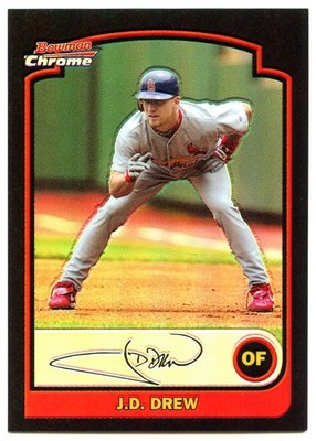 2003 Bowman Chrome Refractors #76 J.D. Drew