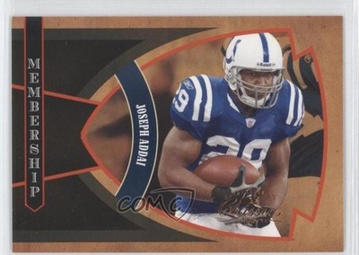2007 Donruss Classics Membership 63/1000 Joseph Addai #M-4 0b5