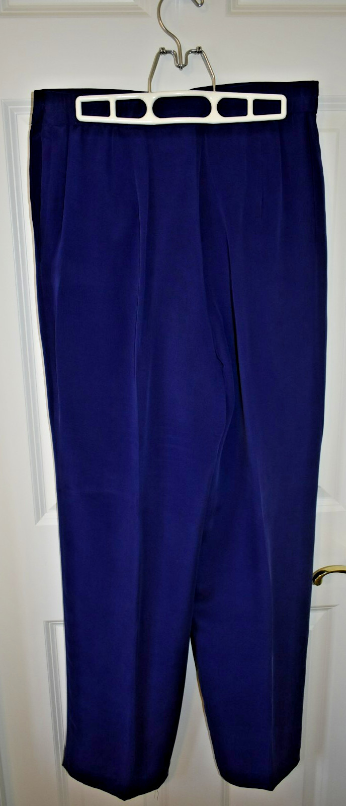 Patrick Collection Iris Purple Silk Pantsuit 10 - image 12