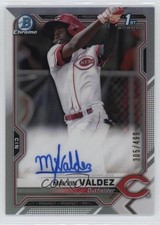 2021 Bowman Chrome Prospect Refractor 305/499 Malvin Valdez #CPA-MV Auto 09gj