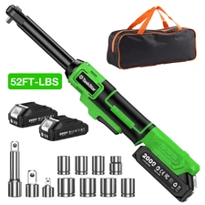 TaskStar 70N.M Cordless Extended Electric Ratchet Wrench 3/8" Brushless 200RPM