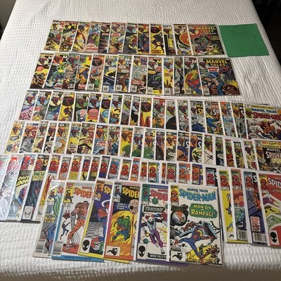 MASSIVE Marvel Tales Spider-Man Comics Lot Of 95 Comics #41-#188 See Pictures
